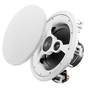 10" 3-Way High Definition Ceiling Speaker w/ 10" Woofer, 1" Tweeter 2.5" Mid Range, Single - ICE1080